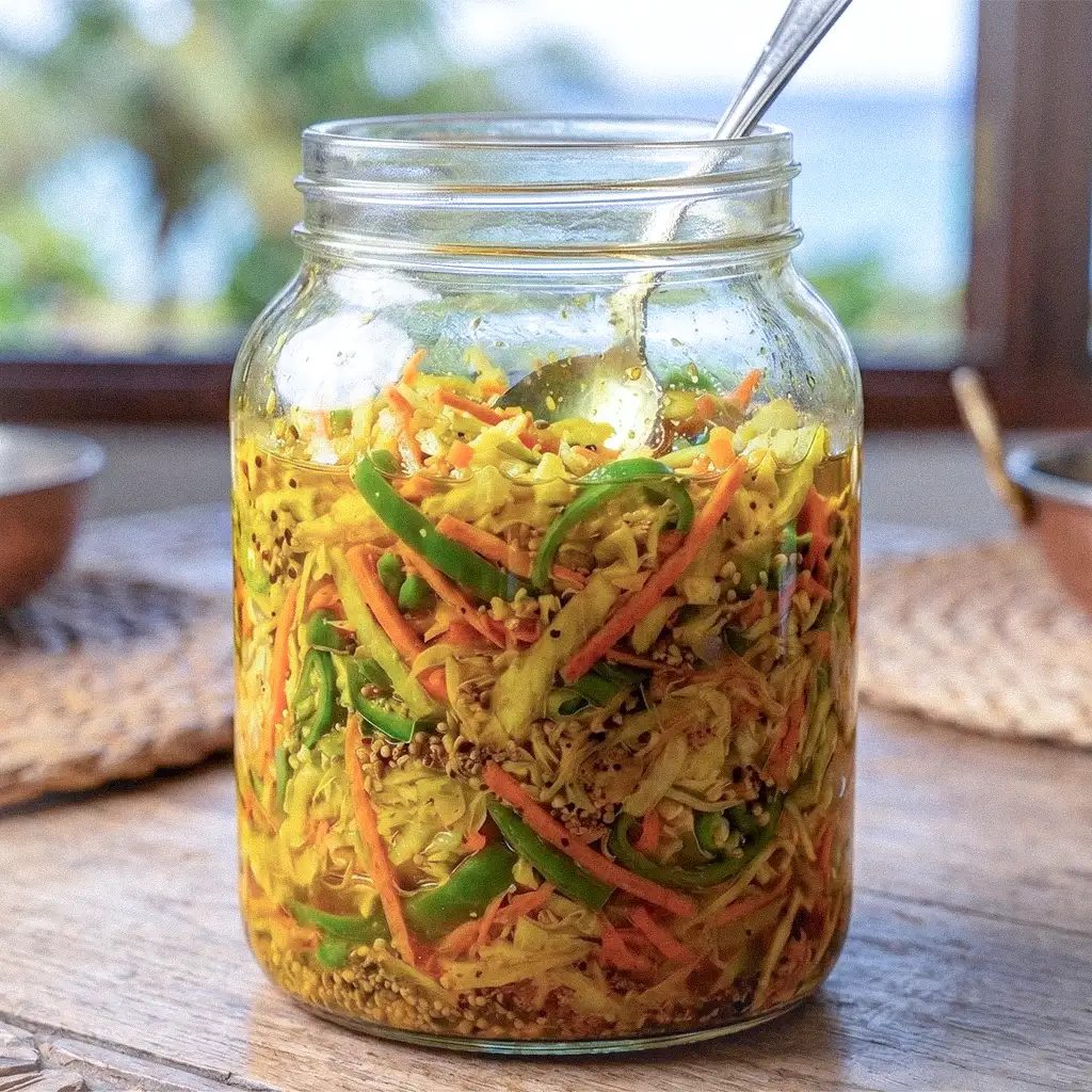 achard légumes recette ile maurice